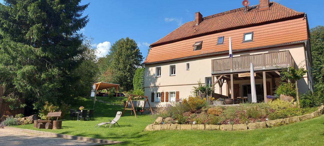 Ferienwohnung Richtermuehle Saupsdorf Экстерьер фото